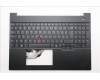 Lenovo 5M11S10357 C-Cover with keyboard, French, Black, Backlight, US