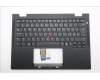 Lenovo 5M11S15973 C-Cover with keyboard, Switzerland, Black, Backlight, UK