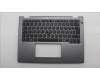Lenovo 5M11S30427 C-Cover with keyboard, German, Luna Grey, Non-Backlight, World Face Camera, Heat Staking, UK