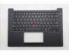 Lenovo 5M11T54359 C-Cover with keyboard, Arabic, Black, Backlight, Smart Card Reader, US