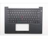 Lenovo 5M11T54379 C-Cover with keyboard, Czech Slovakian, Black, Backlight, Smart Card Reader, UK