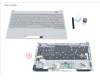 Fujitsu CP846380-XX UPPER ASSY INCL. KB HUNGARY WHITE NORMAL