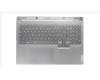 Lenovo 5CB1L54627 C-Cover with keyboard, German, Onyx Grey, RGB Backlight, UK