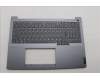 Lenovo 5CB1P85694 C-Cover with keyboard, Belgian, Luna Grey, FingerPrint, UK