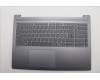 Lenovo 5CB1R07748 C-Cover with keyboard, Nordic, Luna Grey, Backlight, 3CELL, UK