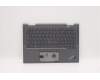 Lenovo 5M11C41067 C-Cover with keyboard, Bulgarian, Storm Grey, WWAN, UK