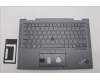 Lenovo 5M11H62455 C-Cover with keyboard, Spanish LA, Grey, Backlight, WWAN, Fingerprint, UK
