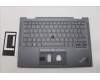 Lenovo 5M11H62457 C-Cover with keyboard, Norwegian, Grey, Backlight, FingerPrint, WWAN, UK