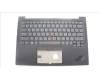 Lenovo 5M11H62787 C-Cover with keyboard, Greek, Black, Backlight, Fingerprint, WWAN, US