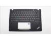 Lenovo 5M11H88965 C-Cover with keyboard, Belgian, Black, UK