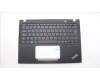 Lenovo 5M11H94535 C-Cover with keyboard, Spanish LA, Black, Backlight, WWAN, UK