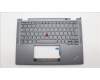 Lenovo 5M11L64749 C-Cover with keyboard, Switzerland, Grey, Backlight, WWAN, UK