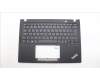 Lenovo 5M11L86280 C-Cover with keyboard, Switzerland, Black, Backlight, WWAN, UK
