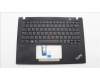 Lenovo 5M11J05878 C-Cover with keyboard, USA English, Black, Backlight, US