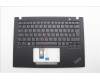 Lenovo 5M11L59351 C-Cover with keyboard, Icelandic, Black, Backlight, UK