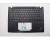 Lenovo 5M11L59445 C-Cover with keyboard, Bulgarian, Black, Backlight, WWAN, UK