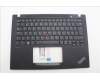 Lenovo 5M11L59545 C-Cover with keyboard, Swedish/Finnish, Black, Backlight, WWAN, UK