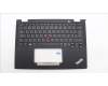 Lenovo 5M11L64208 C-Cover with keyboard, Czech Slovakian, Black, Backlight, WWAN, UK
