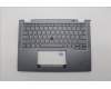 Lenovo 5M11L64306 C-Cover with keyboard, Arabic, Grey, Backlight, US