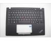Lenovo 5M11L85922 C-Cover with keyboard, French, Black, Backlight, US