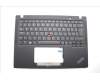 Lenovo 5M11L86028 C-Cover with keyboard, Slovenian, Black, Backlight, UK