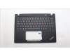 Lenovo 5M11L86144 C-Cover with keyboard, Estonian, Black, Backlight, WWAN, UK
