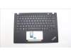 Lenovo 5M11L92836 C-Cover with keyboard, Estonian, Black, Backlight, UK