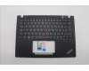 Lenovo 5M11L92910 C-Cover with keyboard, Spanish, Black, Backlight, UK