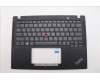 Lenovo 5M11M02962 C-Cover with keyboard, Hebrew, Black, US
