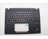 Lenovo 5M11N89395 C-Cover with keyboard, Bulgarian, Black, Backlight, UK