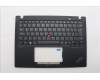 Lenovo 5M11N89435 C-Cover with keyboard, Icelandic, Black, Backlight, UK