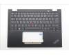 Lenovo 5M11N93166 C-Cover with keyboard, French, Black, Backlight, WWAN, US