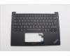 Lenovo 5M11N93282 C-Cover with keyboard, Hungarian, Black, UK