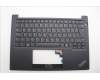 Lenovo 5M11N94219 C-Cover with keyboard, Slovenian, Black, Backlight, UK