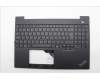 Lenovo 5M11N96532 C-Cover with keyboard, Danish, Black, UK