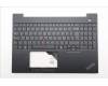 Lenovo 5M11N96540 C-Cover with keyboard, German, Black, UK