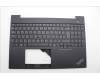 Lenovo 5M11N96547 C-Cover with keyboard, Hungarian, Black, UK