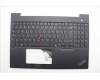 Lenovo 5M11N99229 C-Cover with keyboard, Icelandic, Black, Backlight, UK