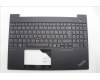 Lenovo 5M11N99756 C-Cover with keyboard, French, Black, US