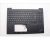 Lenovo 5M11N99810 C-Cover with keyboard, Bulgarian, Black, UK