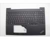 Lenovo 5M11N99888 C-Cover with keyboard, Slovenian, Black, Backlight, UK