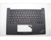 Lenovo 5M11N99971 C-Cover with keyboard, German, Black, UK