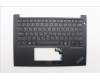 Lenovo 5M11N99975 C-Cover with keyboard, Greek, Black, US