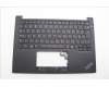 Lenovo 5M11N99991 C-Cover with keyboard, Norwegian, Black, UK
