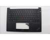 Lenovo 5M11P32385 C-Cover with keyboard, Italian, Black, Backlight, UK