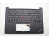 Lenovo 5M11P32452 C-Cover with keyboard, Switzerland, Black, Backlight, UK