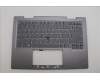 Lenovo 5M11P35005 C-Cover with keyboard, US English Euro, Luna Grey, Fingerprint, WLAN, US