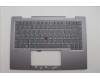 Lenovo 5M11P35024 C-Cover with keyboard, Swedish/Finnish, Luna Grey, Fingerprint, WLAN, UK