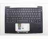 Lenovo 5M11P69394 C-Cover with keyboard, Czech Slovakian, Black, Backlight, UK