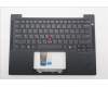 Lenovo 5M11Q54584 C-Cover with keyboard, Greek, Black, Backlight, US